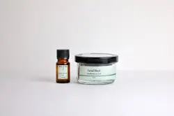 ماسک پودری صورت(ذغال و خاک رس)