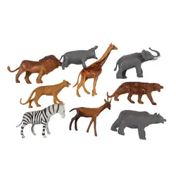 مجموعه حیوانات وحشی 9 عددی نیکی &ndash; برایتو| فروش اینترنتی لوازم التحریر، لوازم تحریر، ملزومات اداری