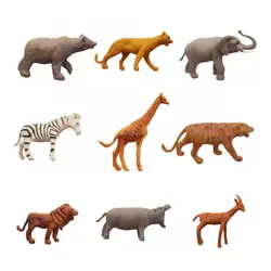 مجموعه حیوانات وحشی 9 عددی نیکی &ndash; برایتو| فروش اینترنتی لوازم التحریر، لوازم تحریر، ملزومات اداری