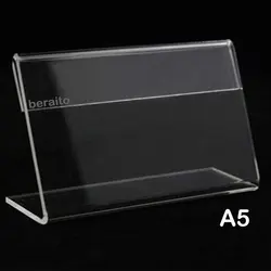 طلق عنوان رومیزی پلکسی سایز A5 افقی &ndash; برایتو| فروش اینترنتی لوازم التحریر، لوازم تحریر، ملزومات اداری