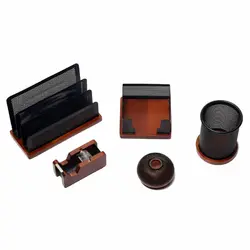 ست رومیزی 5 تکه چوب و فلز جهان نما مدل Bww-05 &ndash; برایتو| فروش اینترنتی لوازم التحریر، لوازم تحریر، ملزومات اداری