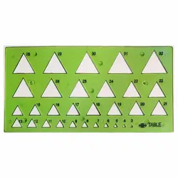 شابلون مثلث تیبل TABLE &ndash; برایتو| فروش اینترنتی لوازم التحریر، لوازم تحریر، ملزومات اداری