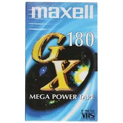 نوار خام ویدئو مکسل Maxel VHS E-180 GX – برایتو| فروش اینترنتی لوازم التحریر، لوازم تحریر، ملزومات اداری