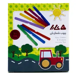 چوب خط (میله های شمارش) کارا بسته 60 عددی &ndash; برایتو| فروش اینترنتی لوازم التحریر، لوازم تحریر، ملزومات اداری