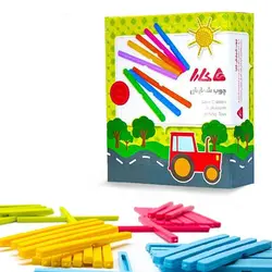 چوب خط (میله های شمارش) کارا بسته 60 عددی &ndash; برایتو| فروش اینترنتی لوازم التحریر، لوازم تحریر، ملزومات اداری