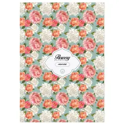 دفتر مشق 80 برگ سیمی جلد دار نهال طرح گل کد 9822 &ndash; برایتو| فروش اینترنتی لوازم التحریر، لوازم تحریر، ملزومات اداری