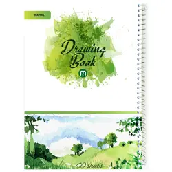 دفتر نقاشی 60 برگ سیمی نهال مکث با جلد مقوایی کد 3652 &ndash; برایتو| فروش اینترنتی لوازم التحریر، لوازم تحریر، ملزومات اداری