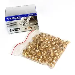 پرچ کانگرو مدل Kangaro BPE-20 طلایی بسته 250 عددی &ndash; برایتو| فروش اینترنتی لوازم التحریر، لوازم تحریر، ملزومات اداری