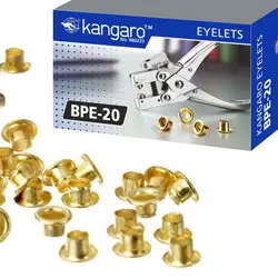 پرچ کانگرو مدل Kangaro BPE-20 طلایی بسته 250 عددی &ndash; برایتو| فروش اینترنتی لوازم التحریر، لوازم تحریر، ملزومات اداری