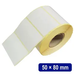 برچسب پرینتر لیبل زن ابعاد 80 × 50 میلی متر رول 1000 عددی &ndash; برایتو| فروش اینترنتی لوازم التحریر، لوازم تحریر، ملزومات اداری