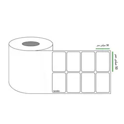 برچسب پرینتر لیبل زن ابعاد 50 × 30 میلی متر رول 3000 عددی &ndash; برایتو| فروش اینترنتی لوازم التحریر، لوازم تحریر، ملزومات اداری