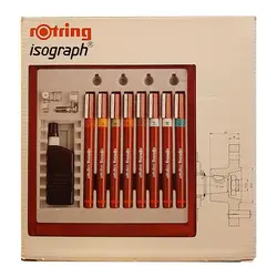 ست راپید دائمی روترینگ مجموعه 8 عددی مدل Isograph Rotring – برایتو| فروش اینترنتی لوازم التحریر، لوازم تحریر، ملزومات اداری