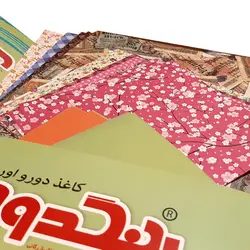 کاغذ اوریگامی طرح دار رنگدونه دو رو بسته 50 عددی &ndash; برایتو| فروش اینترنتی لوازم التحریر، لوازم تحریر، ملزومات اداری