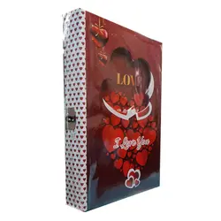 دفتر خاطرات قفل دار طرح قلب مدل عاشقانه &ndash; برایتو| فروش اینترنتی لوازم التحریر، لوازم تحریر، ملزومات اداری