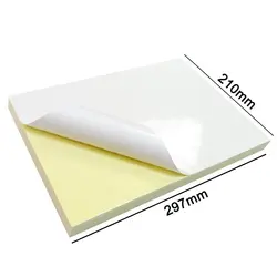 کاغذ پشت چسب دار براق سایز A4 بسته 100 عددی درجه یک &ndash; برایتو| فروش اینترنتی لوازم التحریر، لوازم تحریر، ملزومات اداری