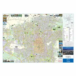 نقشه گردشگری تهران مدل گیتاشناسی نوین &ndash; برایتو| فروش اینترنتی لوازم التحریر، لوازم تحریر، ملزومات اداری