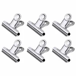 گیره کاغذ فلزی سایز 75 میلی متر بسته 6 عددی کد 6101 &ndash; برایتو| فروش اینترنتی لوازم التحریر، لوازم تحریر، ملزومات اداری