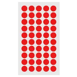 برچسب دایره ای قرمز قطر 1 سانتی متر بسته 100 برگی &ndash; برایتو| فروش اینترنتی لوازم التحریر، لوازم تحریر، ملزومات اداری