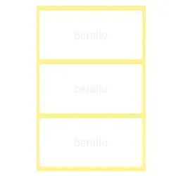 برچسب دور سفید سایز 35 × 72 میلی متر بسته 100 برگی &ndash; برایتو| فروش اینترنتی لوازم التحریر، لوازم تحریر، ملزومات اداری