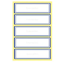 برچسب دور آبی سایز 23 × 60 میلی متر بسته 100 برگی &ndash; برایتو| فروش اینترنتی لوازم التحریر، لوازم تحریر، ملزومات اداری