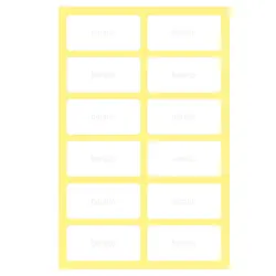 برچسب دور سفید سایز 18 × 29 میلی متر بسته 100 برگی &ndash; برایتو| فروش اینترنتی لوازم التحریر، لوازم تحریر، ملزومات اداری