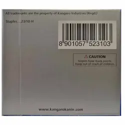 سوزن منگنه سایز 23/10 کانگارو بسته 1000 عددی استیل &ndash; برایتو| فروش اینترنتی لوازم التحریر، لوازم تحریر، ملزومات اداری