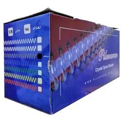 فنر مارپیچ پلاستیکی شماره 18 پیلاوران بسته 96 عددی مدل شفاف &ndash; برایتو| فروش اینترنتی لوازم التحریر، لوازم تحریر، ملزومات اداری