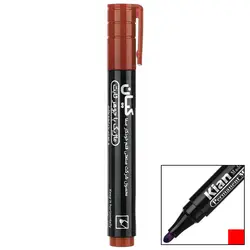 ماژیک معمولی کیان نوک گرد قرمز با جوهر پاک نشو &ndash; قیمت و خرید | برایتو