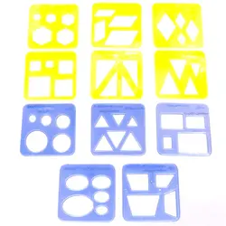 شابلون اشکال هندسی پارس رسام مجموعه 11 عددی &ndash; برایتو| فروش اینترنتی لوازم التحریر، لوازم تحریر، ملزومات اداری