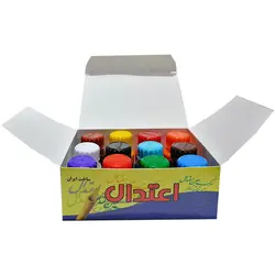 مرکب ضد آب اعتدال حجم 25 میل بسته 12 رنگ – برایتو| فروش اینترنتی لوازم التحریر، لوازم تحریر، ملزومات اداری