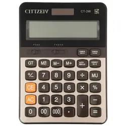 ماشین حساب اداری سیتی زیو مدل CT-3W &ndash; برایتو| فروش اینترنتی لوازم التحریر، لوازم تحریر، ملزومات اداری