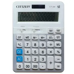 ماشین حساب اداری سیتی زیو مدل CT-3W &ndash; برایتو| فروش اینترنتی لوازم التحریر، لوازم تحریر، ملزومات اداری