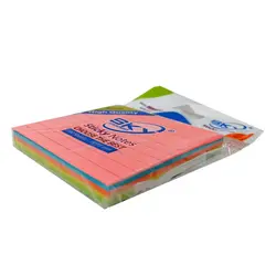 کاغذ یادداشت چسب دار خط دار رنگی سایز 7.5 × 7.5 بسته 100 برگی – برایتو| فروش اینترنتی لوازم التحریر، لوازم تحریر، ملزومات اداری
