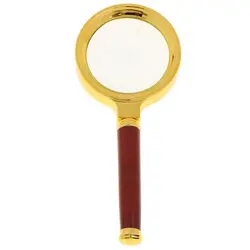 ذره بین دسته طلایی با عدسی قطر 90 میلی متر &ndash; برایتو| فروش اینترنتی لوازم التحریر، لوازم تحریر، ملزومات اداری