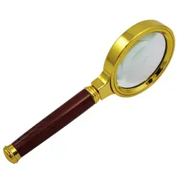 ذره بین دسته طلایی با عدسی قطر 90 میلی متر &ndash; برایتو| فروش اینترنتی لوازم التحریر، لوازم تحریر، ملزومات اداری