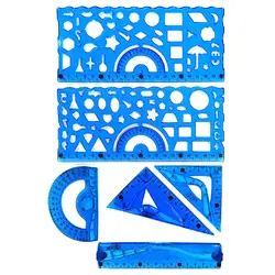 ست خط کش گونیا و نقاله ژله ای 7 تکه CBS کد JM 907 جعبه طلقی – برایتو| فروش اینترنتی لوازم التحریر، لوازم تحریر، ملزومات اداری