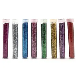 پودر اکلیل رنگی بسته 8 رنگ &ndash; برایتو| فروش اینترنتی لوازم التحریر، لوازم تحریر، ملزومات اداری