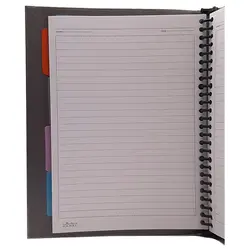 دفتر کلاسوری 26 حلقه 100 برگ جلد مقوایی Nahal همراه با جداکننده &ndash; برایتو| فروش اینترنتی لوازم التحریر، لوازم تحریر، ملزومات اداری