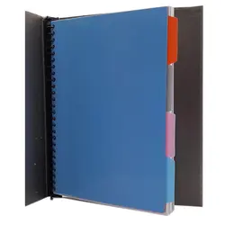 دفتر کلاسوری 26 حلقه 100 برگ جلد مقوایی Nahal همراه با جداکننده &ndash; برایتو| فروش اینترنتی لوازم التحریر، لوازم تحریر، ملزومات اداری