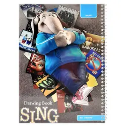 دفتر نقاشی سیمی پسرانه فانتزی 40 برگ نهال جلد مقوایی کد 3453 &ndash; برایتو| فروش اینترنتی لوازم التحریر، لوازم تحریر، ملزومات اداری