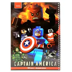 دفتر نقاشی سیمی پسرانه فانتزی 40 برگ نهال جلد مقوایی کد 3453 &ndash; برایتو| فروش اینترنتی لوازم التحریر، لوازم تحریر، ملزومات اداری