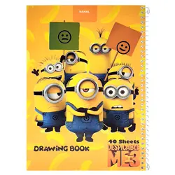 دفتر نقاشی سیمی پسرانه فانتزی 40 برگ نهال جلد مقوایی کد 3453 &ndash; برایتو| فروش اینترنتی لوازم التحریر، لوازم تحریر، ملزومات اداری