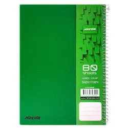 دفتر 80 برگ سیمی جلد طلقی نهال Max سایز وزیری کد 9890 &ndash; برایتو| فروش اینترنتی لوازم التحریر، لوازم تحریر، ملزومات اداری