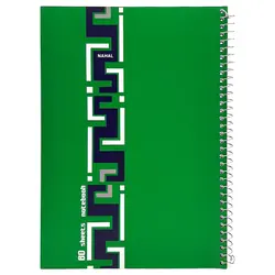 دفتر Nahal سیمی 80 برگ جلد مقوایی سایز وزیری کد 3810 &ndash; برایتو| فروش اینترنتی لوازم التحریر، لوازم تحریر، ملزومات اداری