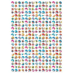 استیکر ماه و ستاره رنگی &ndash; برایتو| فروش اینترنتی لوازم التحریر، لوازم تحریر، ملزومات اداری