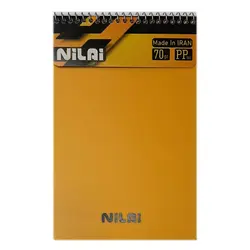 دفتر یادداشت خبرنگاری سیم از بالا 70 برگ سایز 13 × 20 &ndash; برایتو| فروش اینترنتی لوازم التحریر، لوازم تحریر، ملزومات اداری