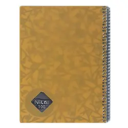 دفتر خط دار سیمی 100 برگ جلد طلقی PP سایز وزیری &ndash; برایتو| فروش اینترنتی لوازم التحریر، لوازم تحریر، ملزومات اداری