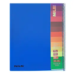 دفتر 200 برگ سیمی جلد طلقی PP سایز رحلی &ndash; برایتو| فروش اینترنتی لوازم التحریر، لوازم تحریر، ملزومات اداری