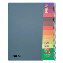 دفتر 200 برگ سیمی جلد طلقی PP سایز رحلی &ndash; برایتو| فروش اینترنتی لوازم التحریر، لوازم تحریر، ملزومات اداری