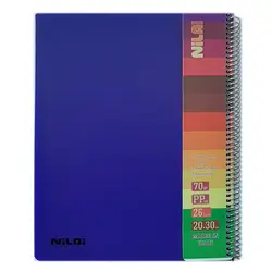 دفتر 200 برگ سیمی جلد طلقی PP سایز رحلی &ndash; برایتو| فروش اینترنتی لوازم التحریر، لوازم تحریر، ملزومات اداری